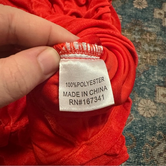 NWT Hello Molly• VLOGGER MINI DRESS RED size 6 - Picture 8 of 9